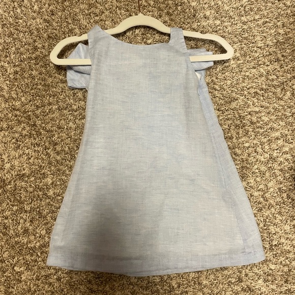 Lolli Bow Back Dress- Beach Glass Blue - Picture 2 of 3